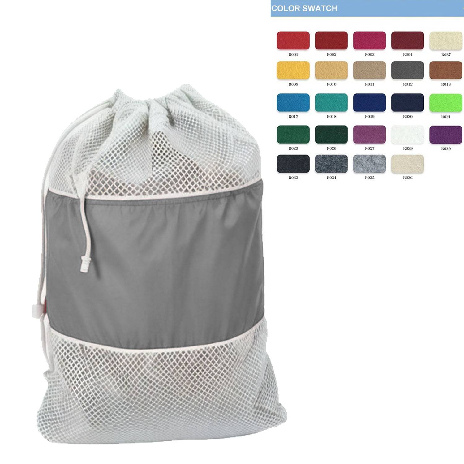 Nylon Laundry Mesh Drawstring Bag 7