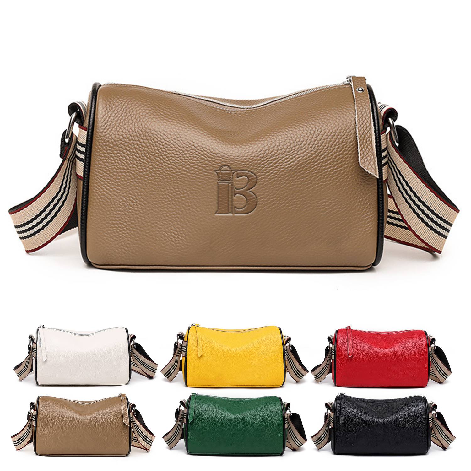 Genuine leather small crossbody bag 2