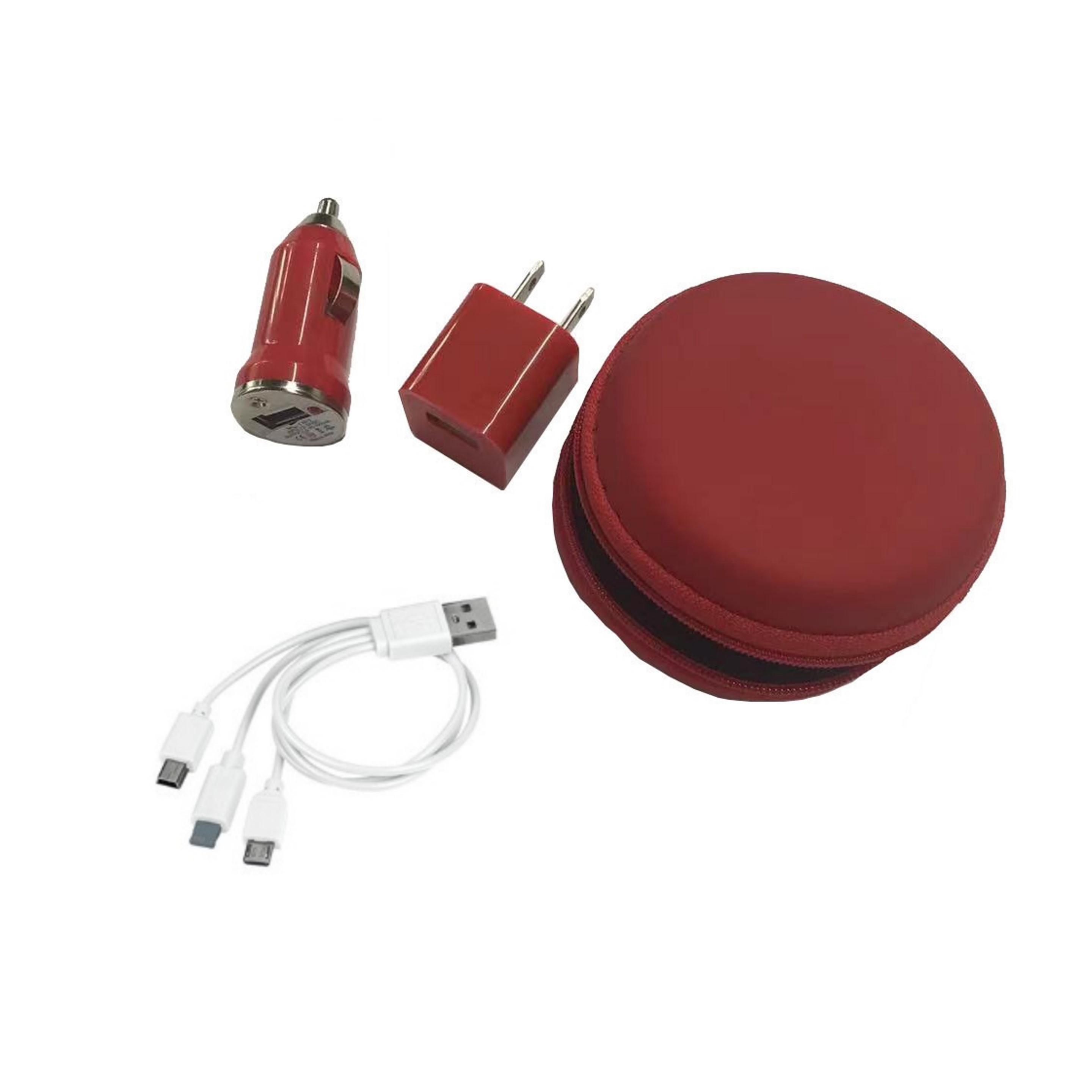 Round Case 3 in 1 Charging Set 4