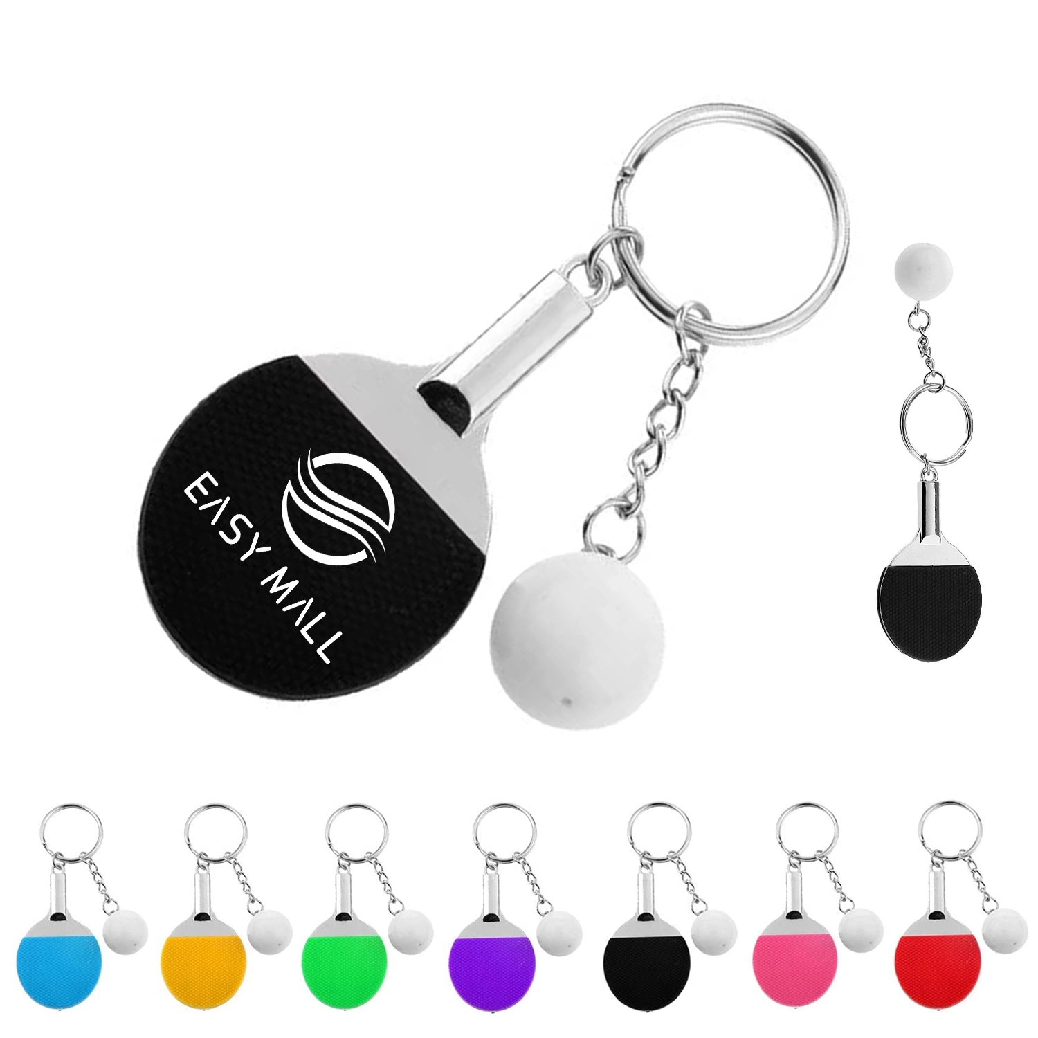 Table Tennis Racket Key Chain 2