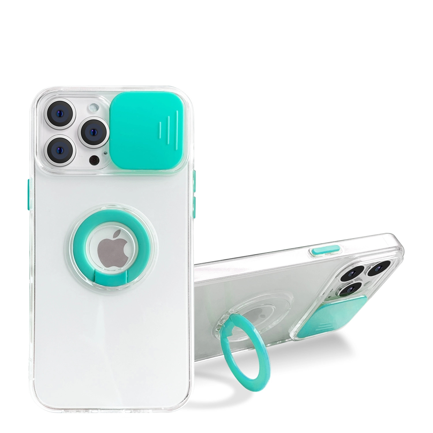 Phone Case  with Ring Holder Slide Camera Cover 3