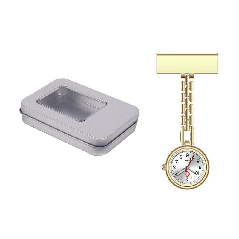 Medical Pocket Metal Luminous Nurse Watch withe Box 5