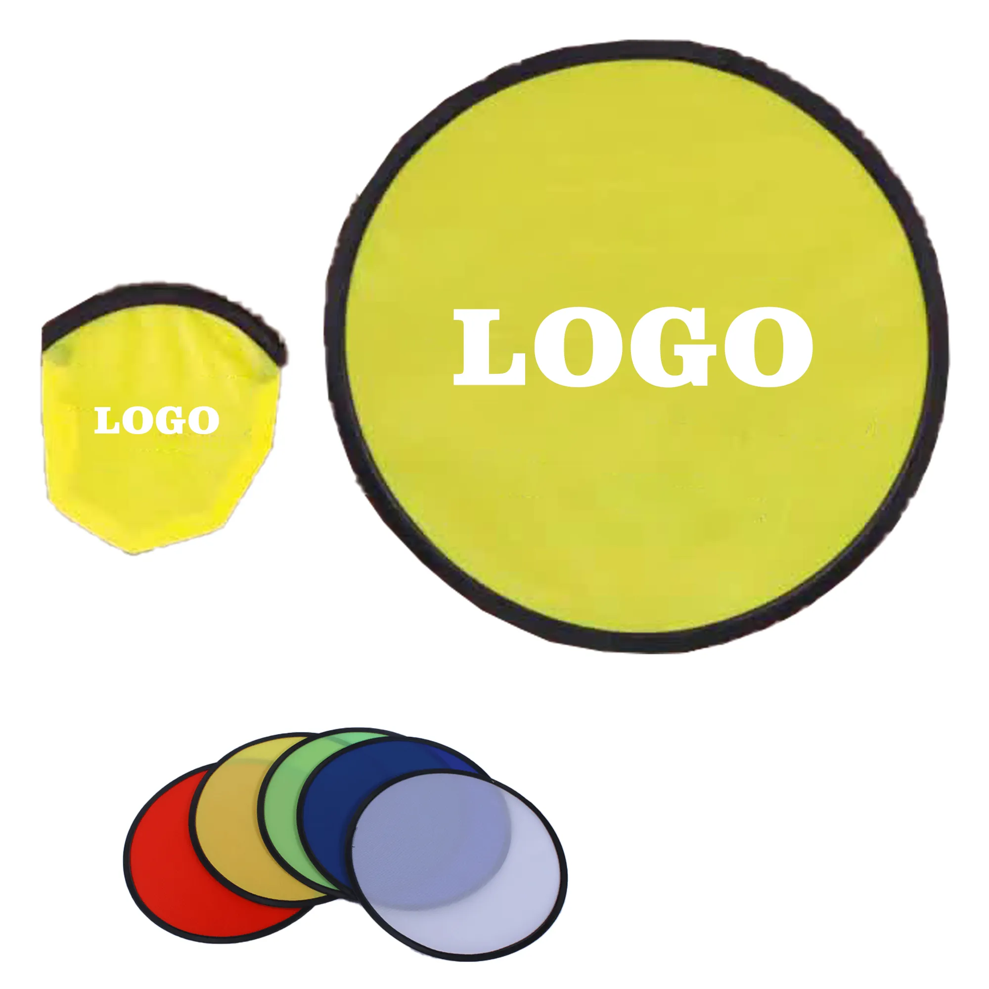 Fold Up Flying Disc w/ Pouch MOQ 50pcs 2