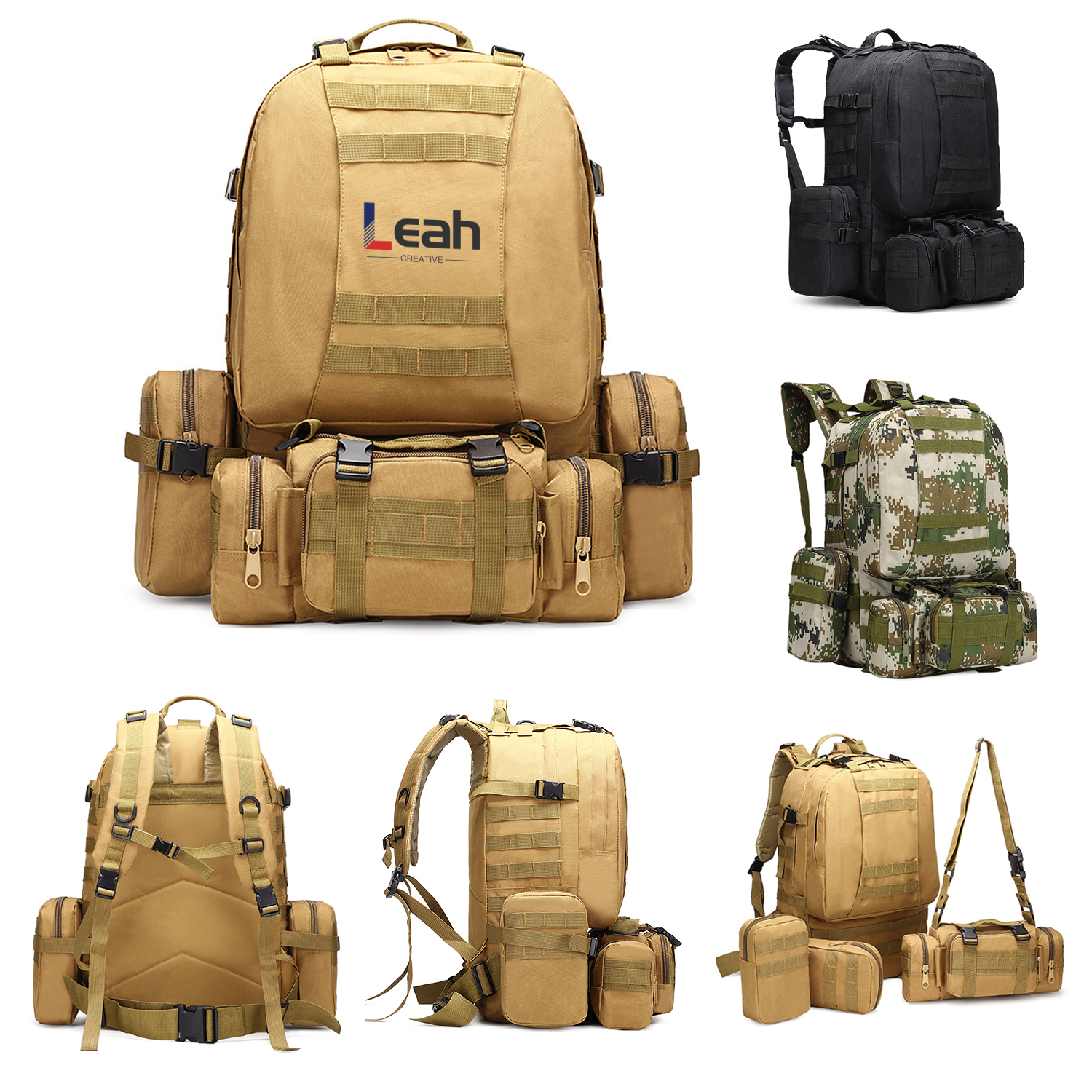 Travel Mountaineering Bag Multi-Function Tactical backpack 2