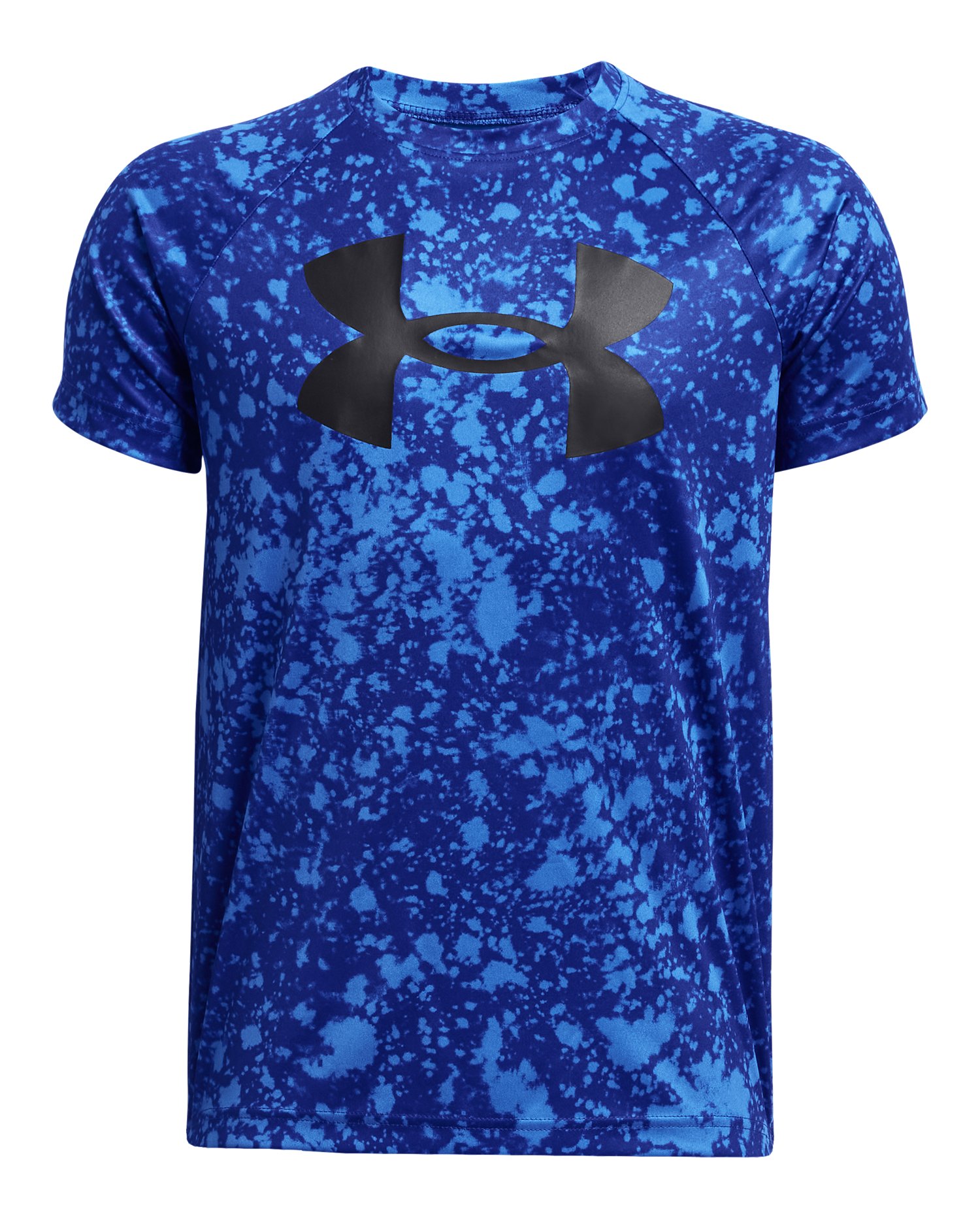 UA Tech Big Logo Printed Boys' Short Sleeve 10