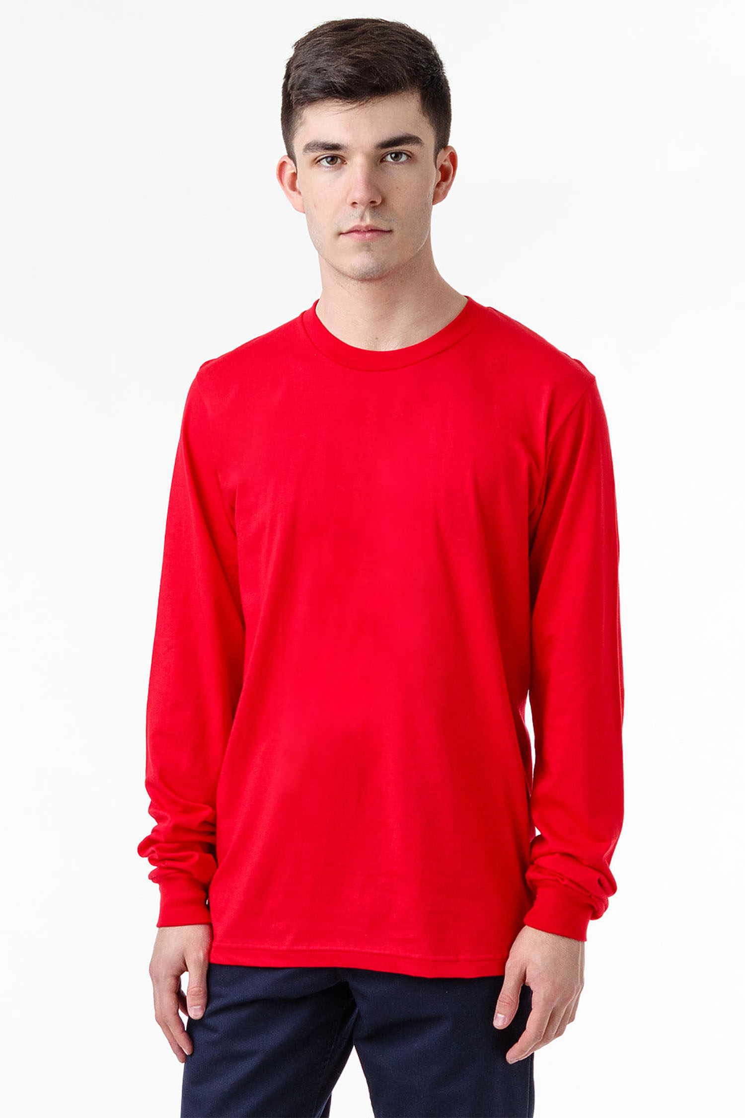 4.3 OZ FINE JERSEY L/S CREWNECK 4