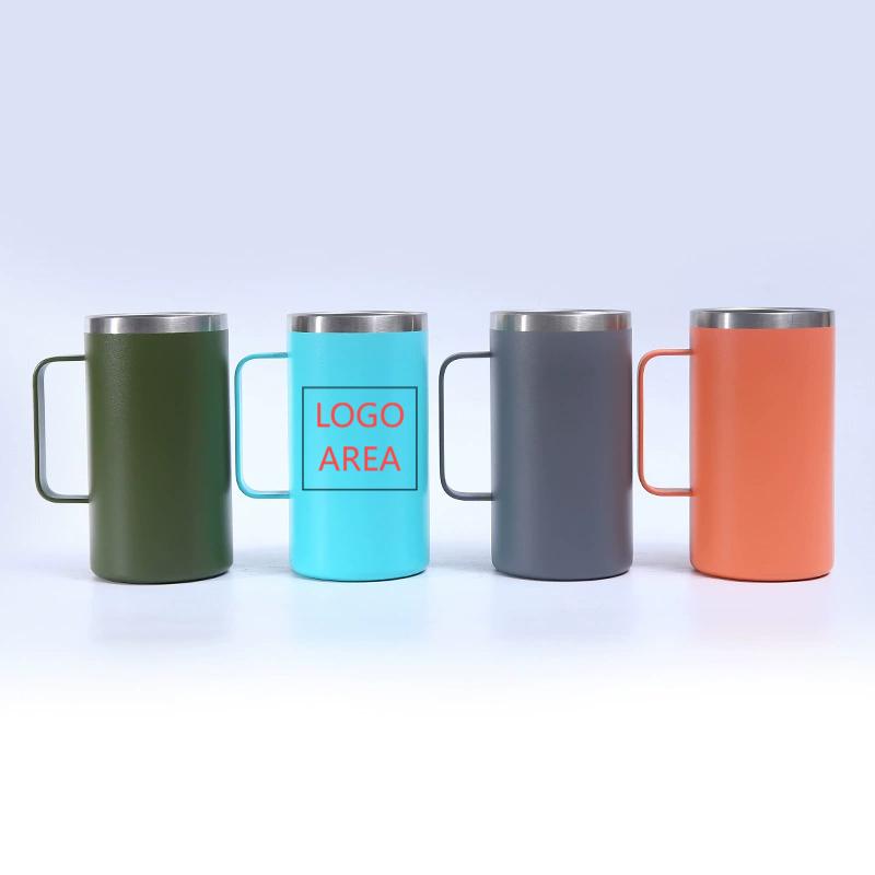 20 OZ Stainless Steel Mug with Handle 2