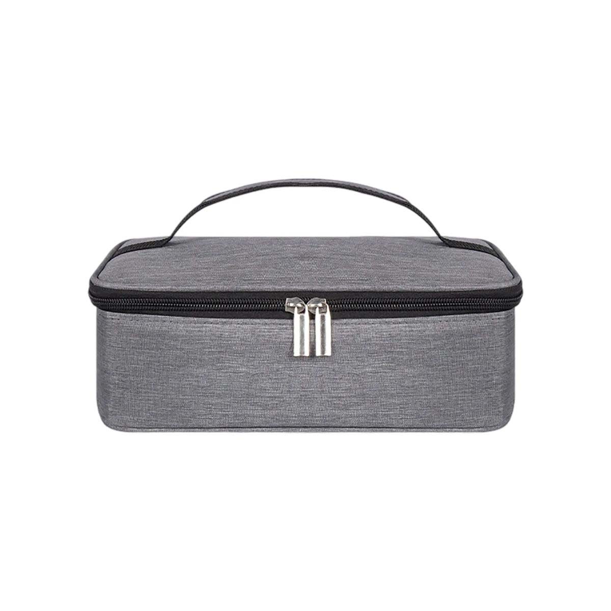 Portable Lunch Bag with Leather Reinforced Handle 4
