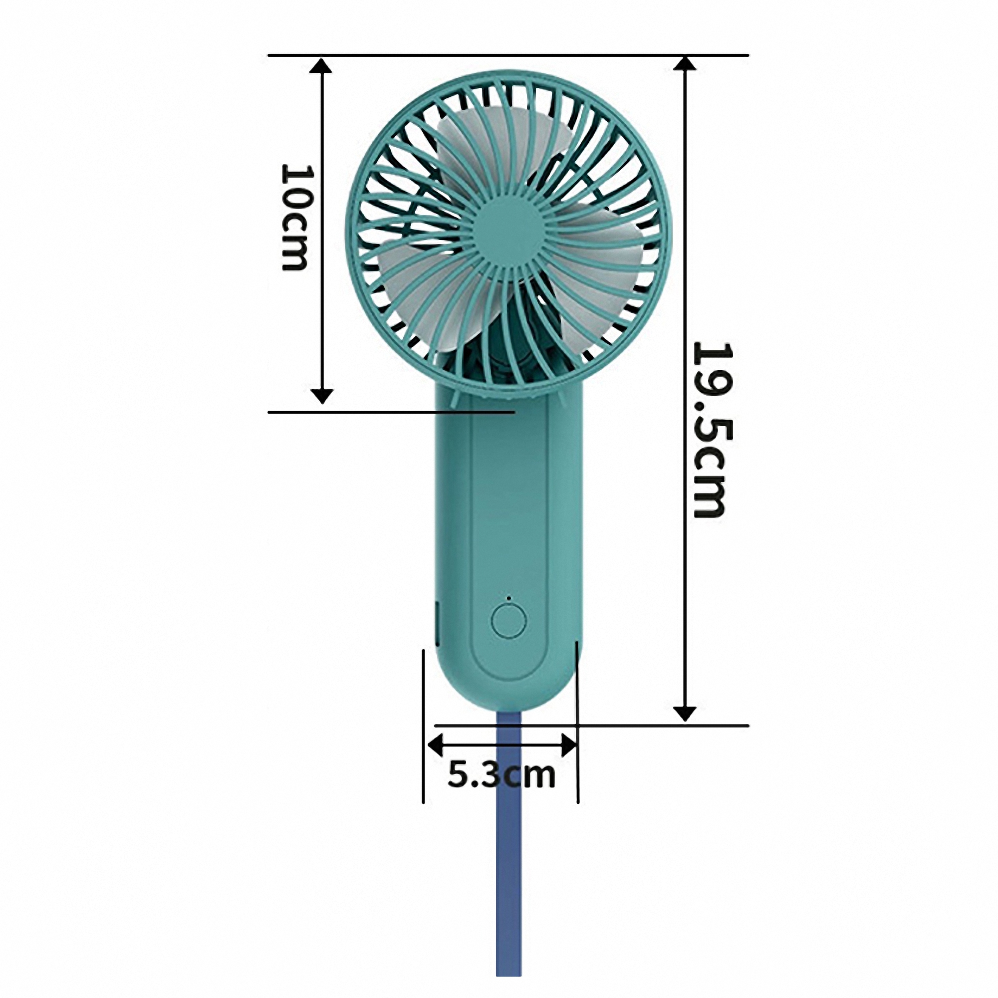 Rechargeable Foldable 3-in-1 Mini Handheld Fan with Power Bank 4