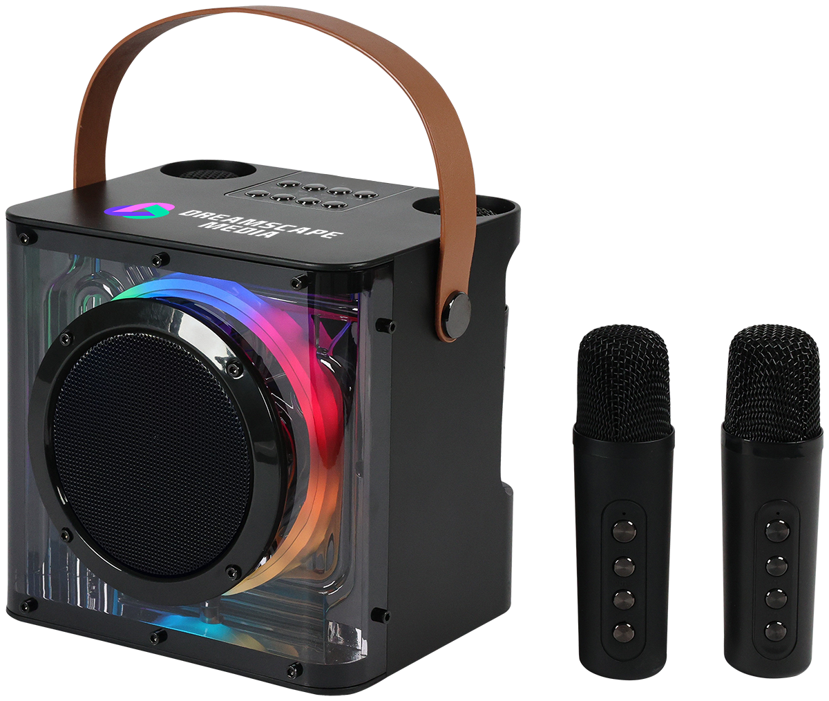 15W Karaoke Wireless Speaker with 2 Mics 30