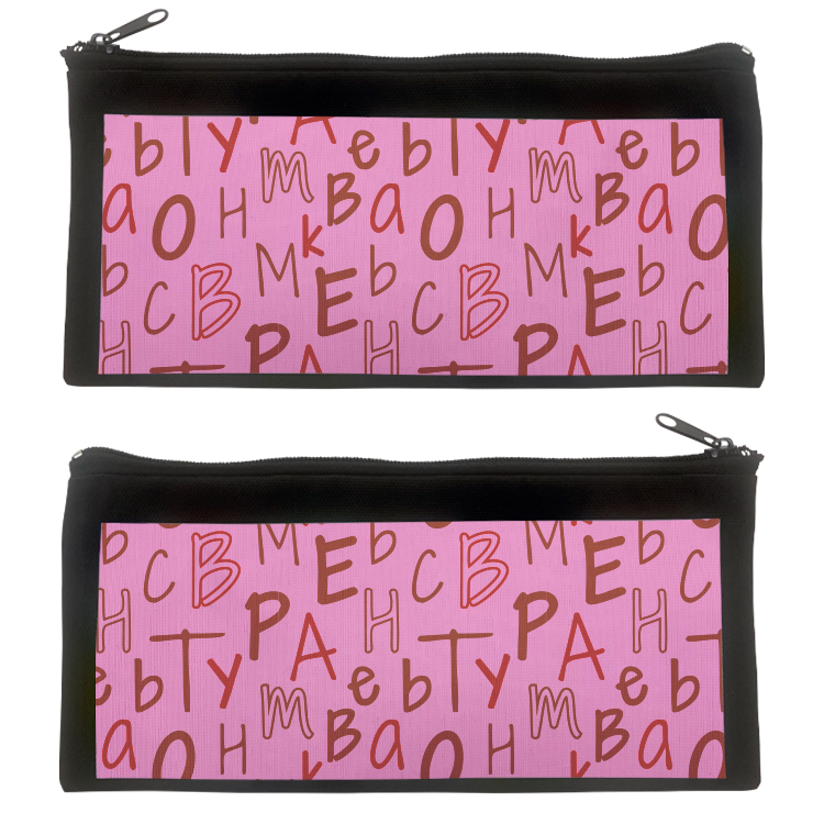 Economy Sublimated Cosmetic Zipper Pouch 10