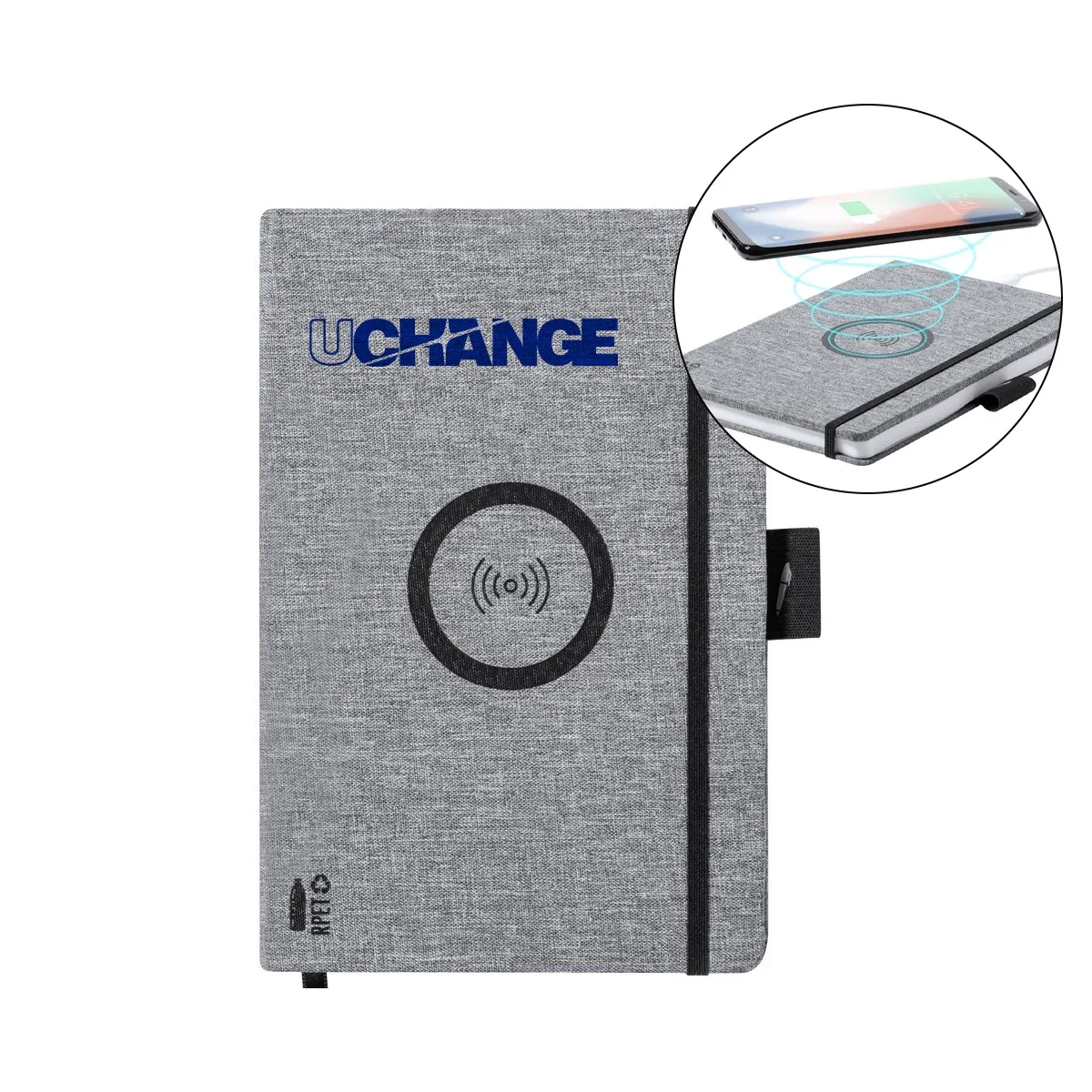 A5 Executive Notebook with Wireless Charging Cover 6