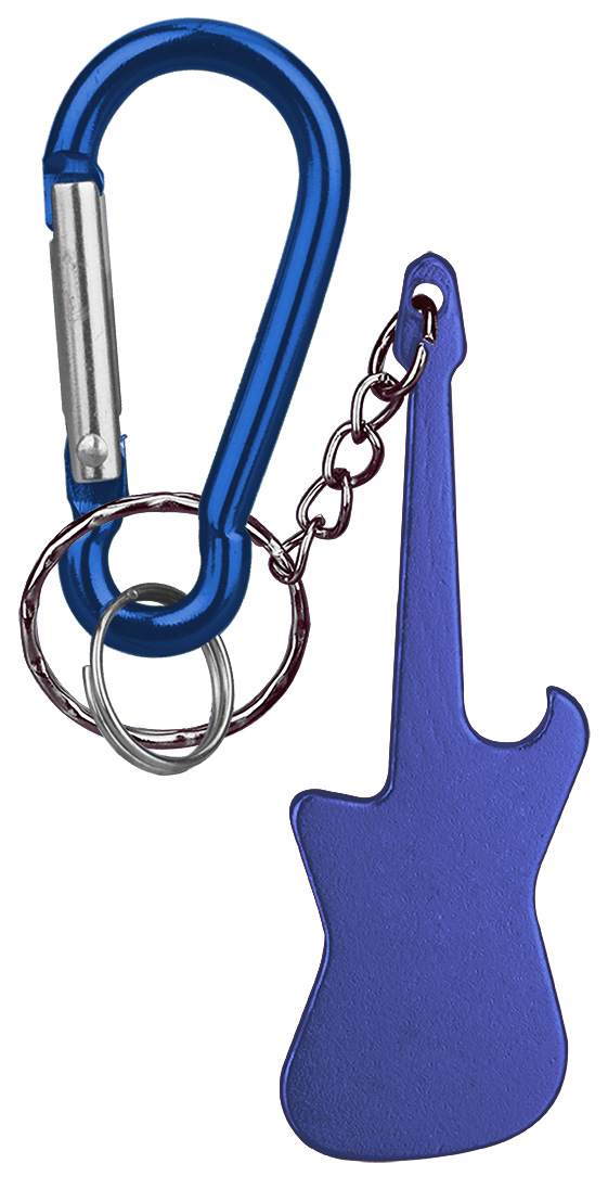 Guitar Shaped Bottle Opener Key Holder and Carabiner 6