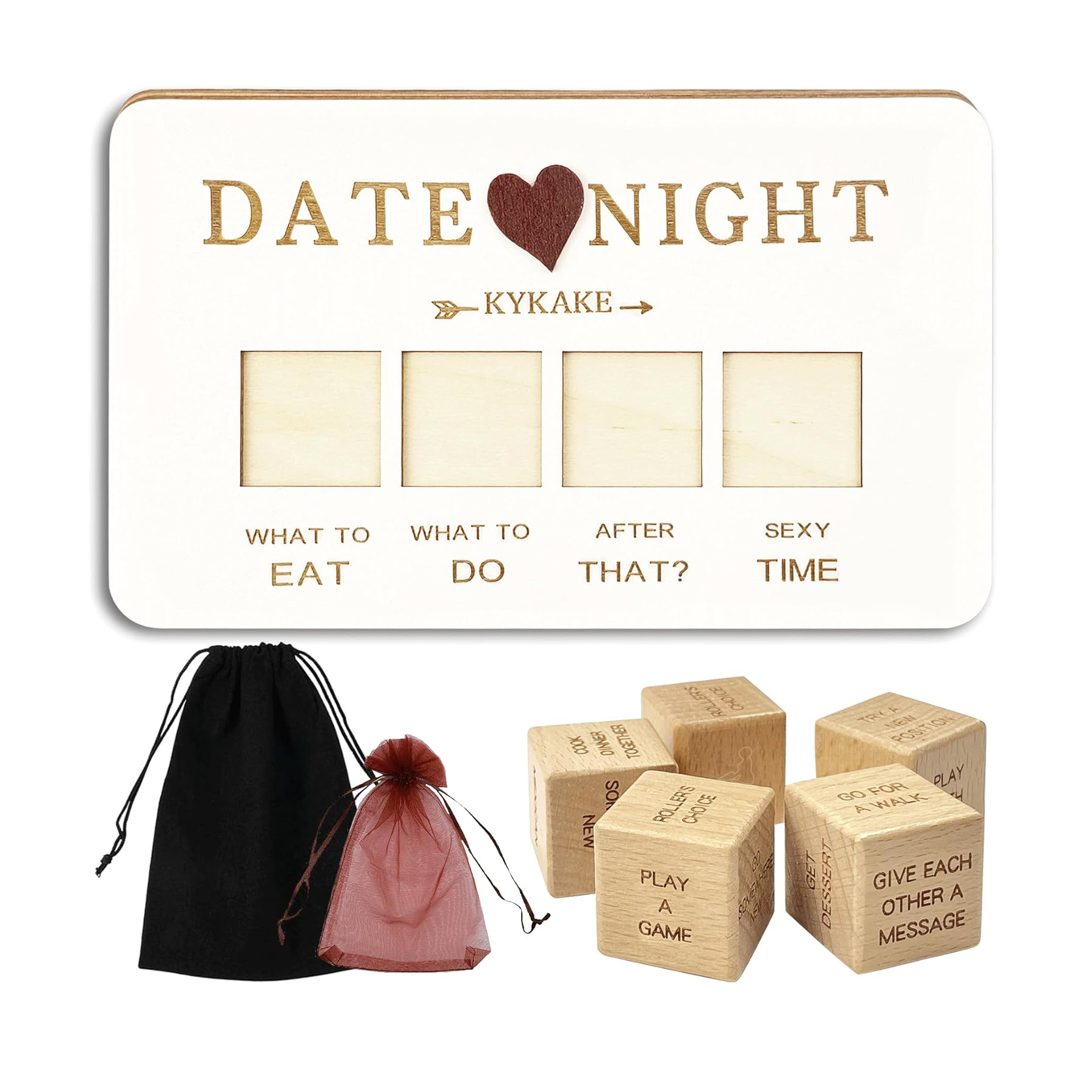 Romantic Date Night Dice Game for Couples Valentine's Day Gift 2