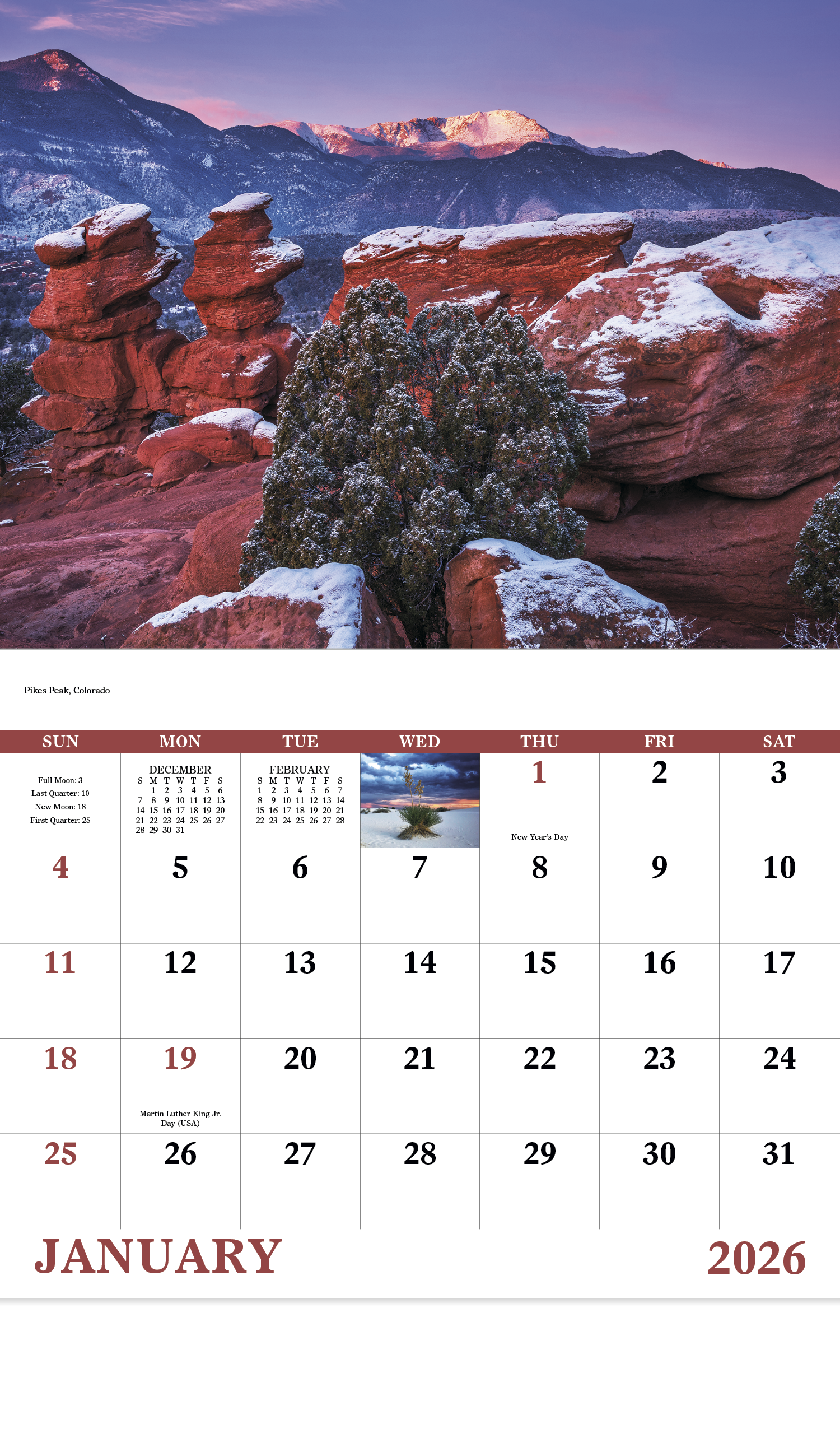 Good Value™ Rocky Mountains - Stapled Calendar 16