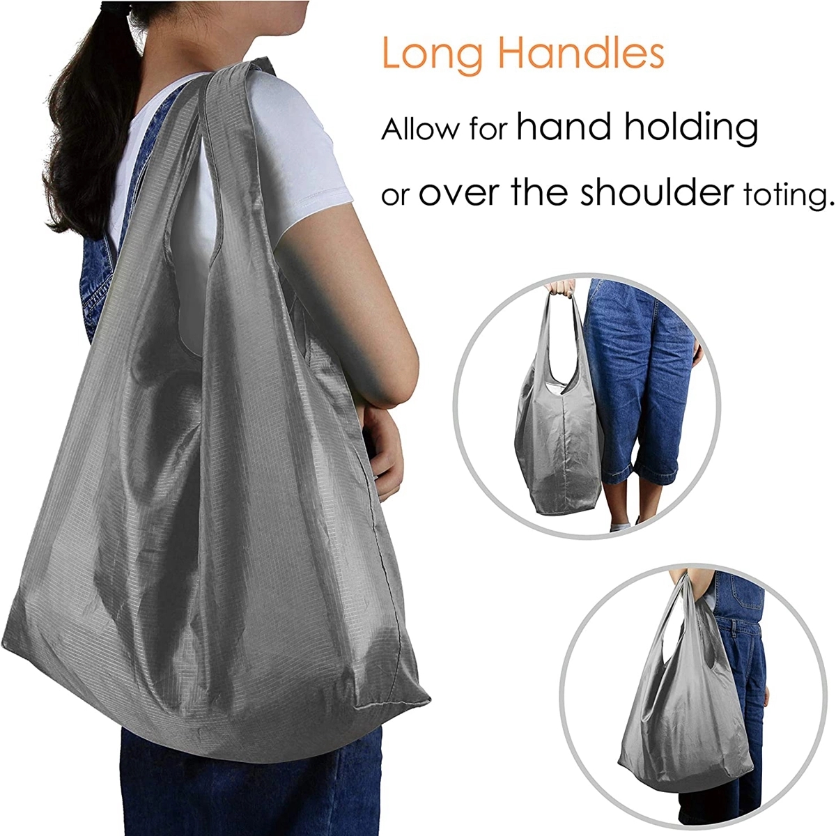 Reusable Lightweight Foldable Shopping Bag 5