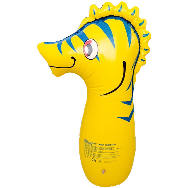 Inflatable Punching Bag Sea Horse Tumbler Toy 3