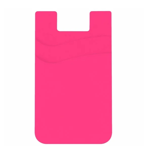 Dual Pocket Silicone Smart Phone Wallet 1