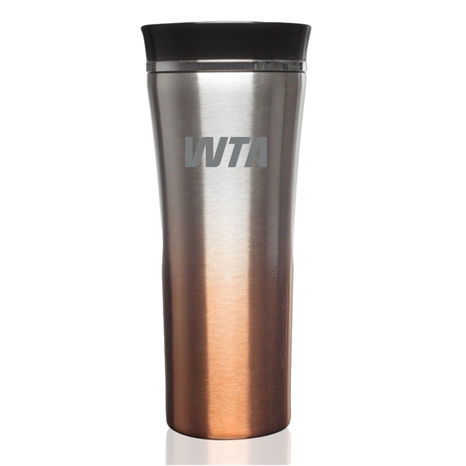 16 oz. Two Tone Double Wall Steel Travel Mugs 3