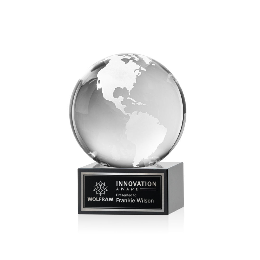 Globe Award on Hancock Base - Black 22