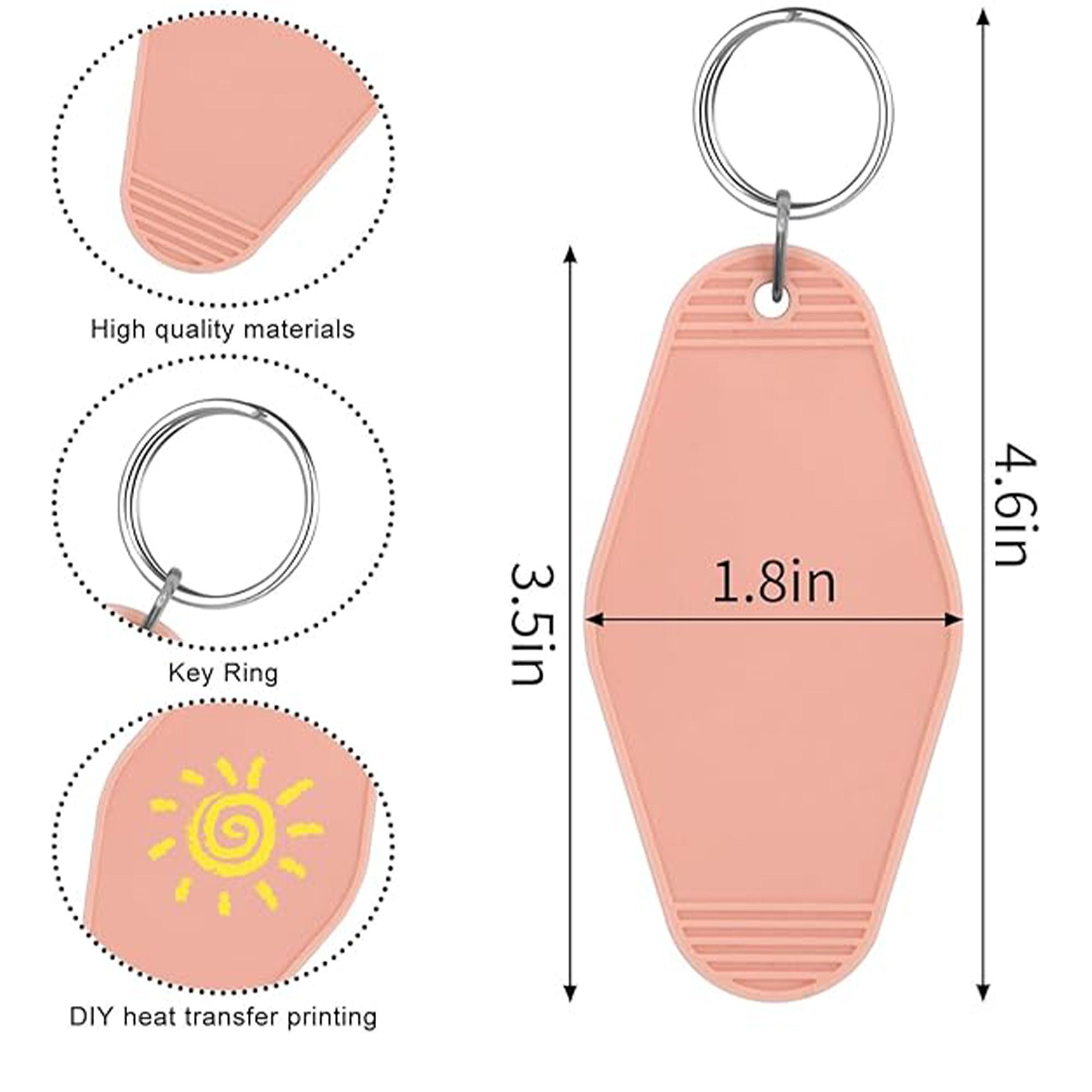 MOQ 20 Plastic Key Tag for Hotal 2