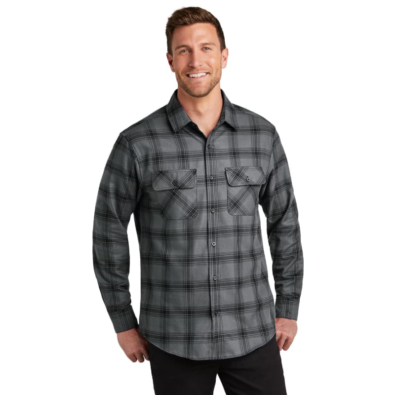 Port Authority Plaid Flannel Shirt. 42