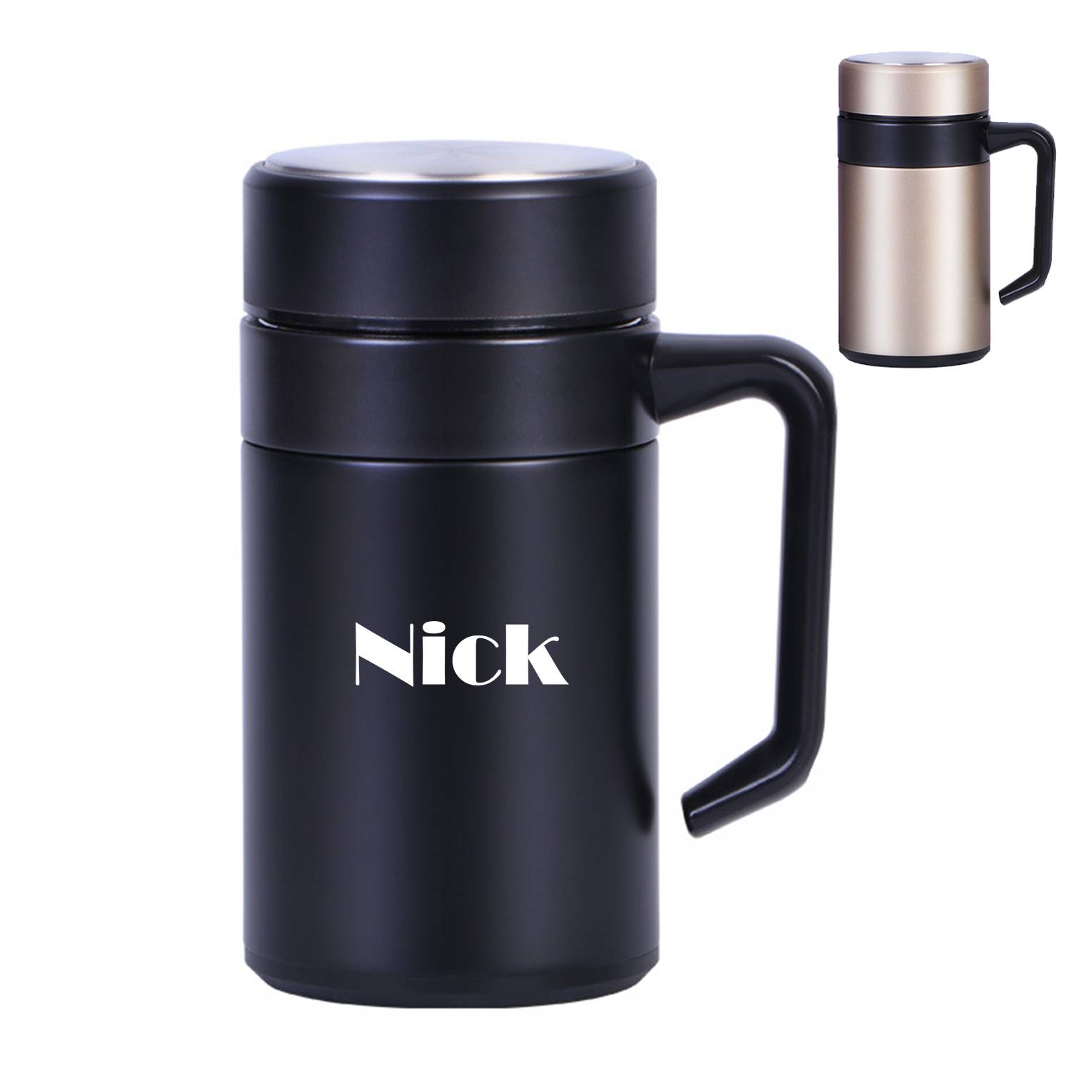 Stainless Steel Insulated Cup Customized with Handle