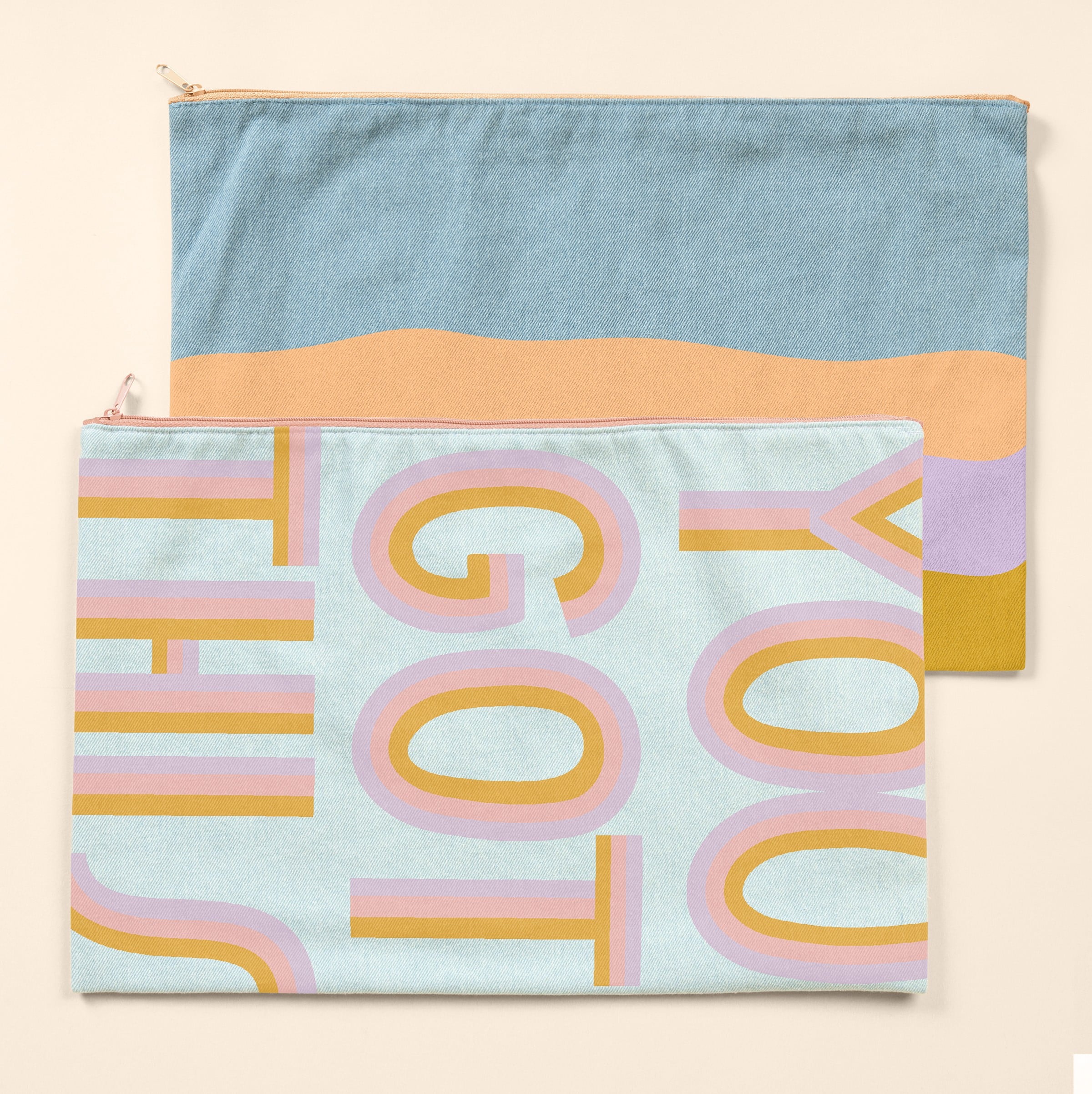 DOTTIE POUCH - DENIM