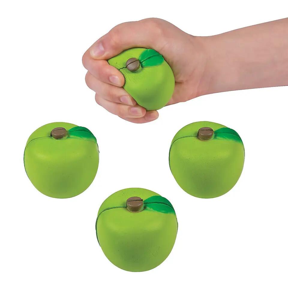 Apple Shaped Stress Balls 3