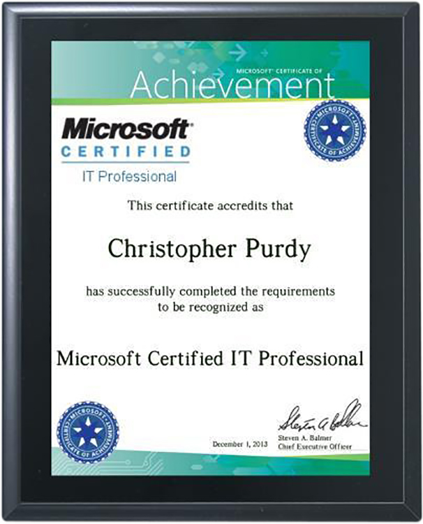 USA Black Finish Award Plaque-Full Color