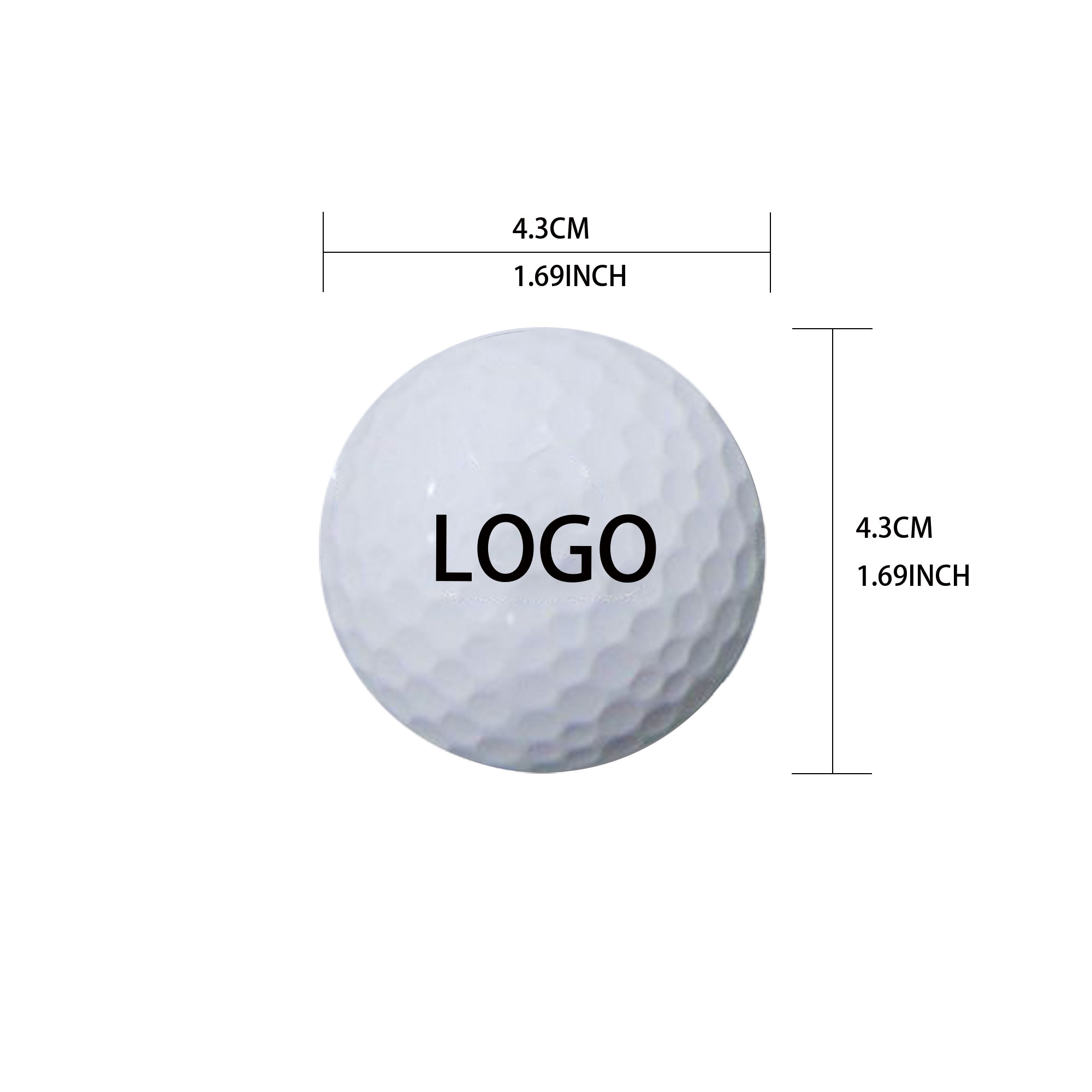 Premium Rubber Golf Ball 3