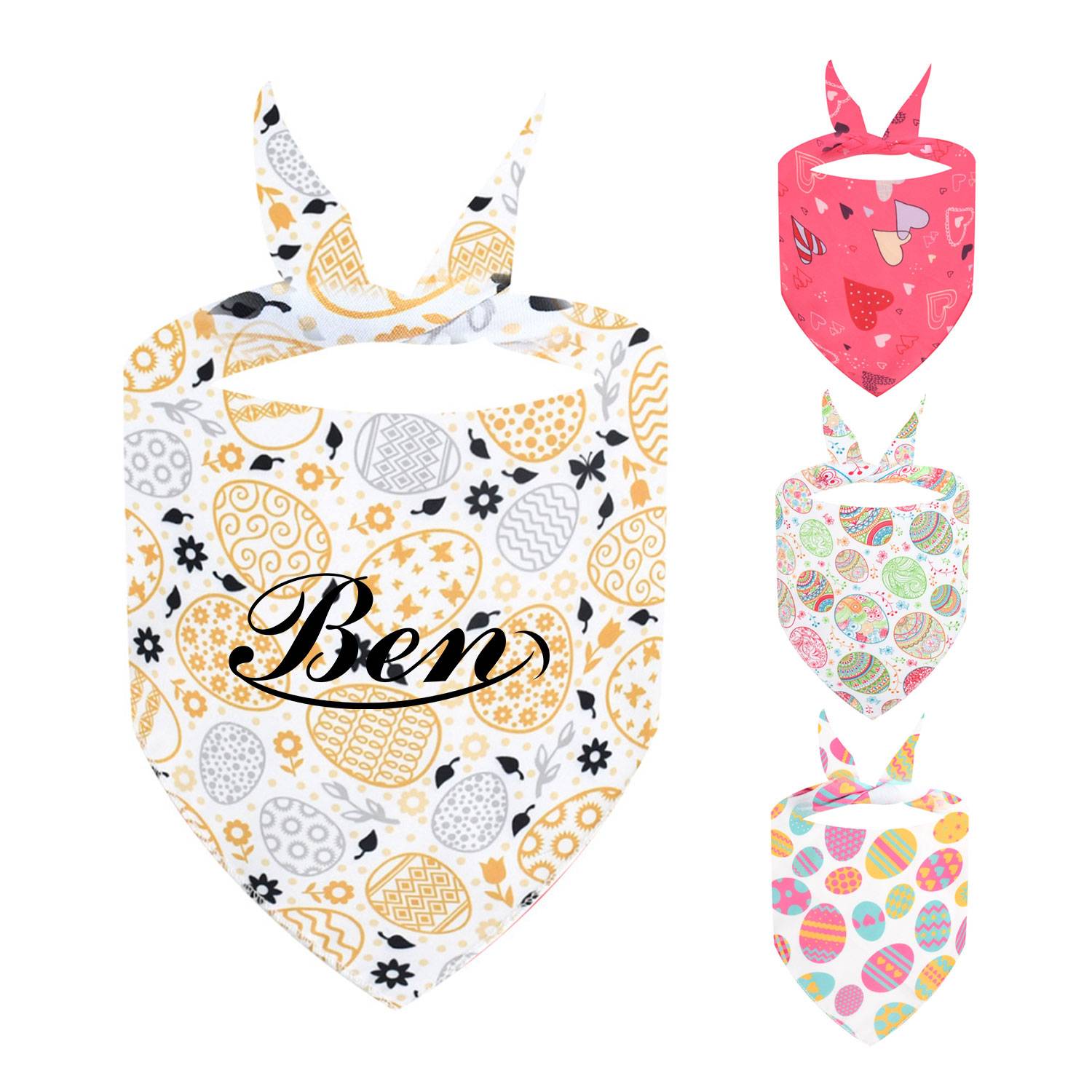 Adorable Polyester Pet Drool Bib 3
