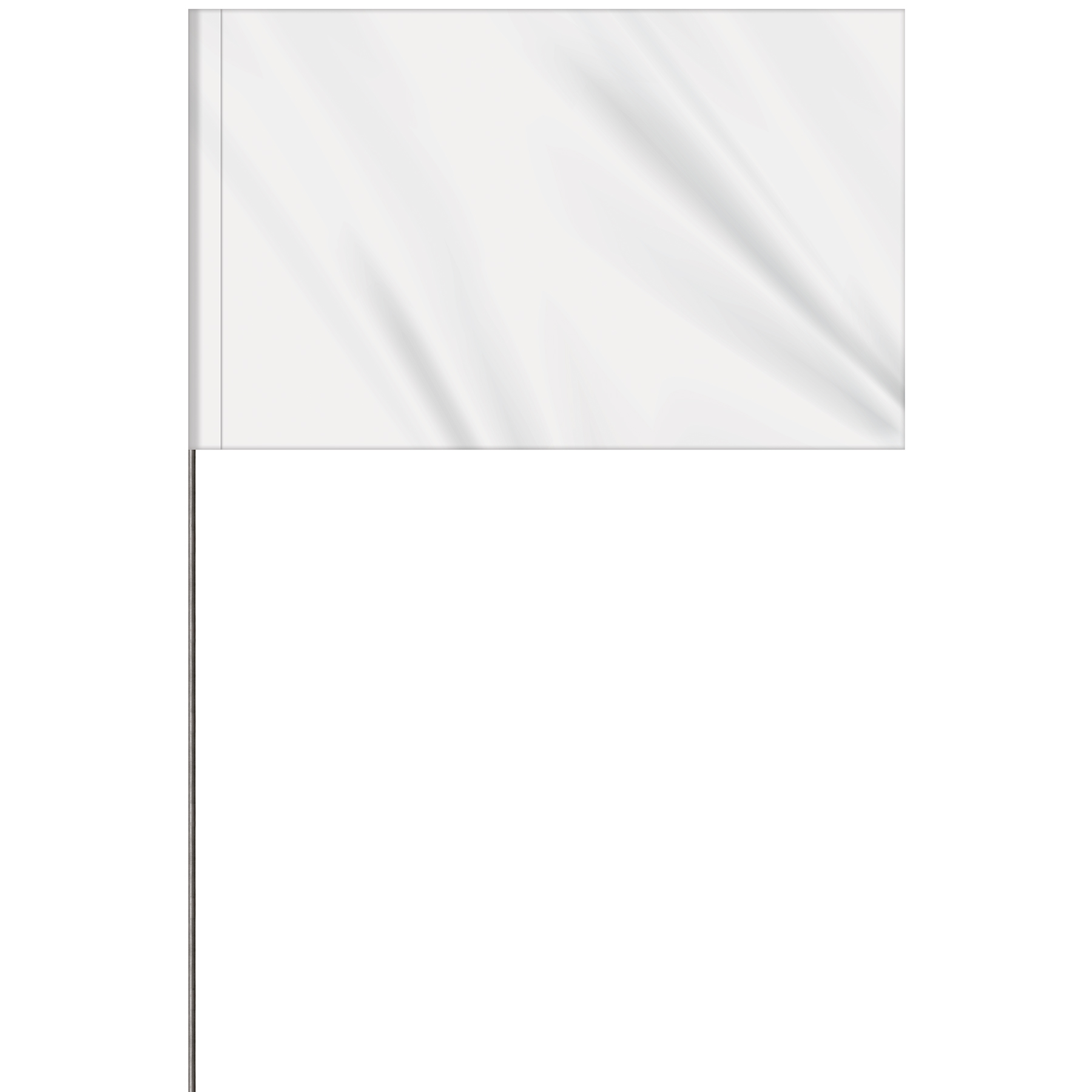 1-Color 5" x 8" Custom Vinyl Marking Flag with 30" Wire 7