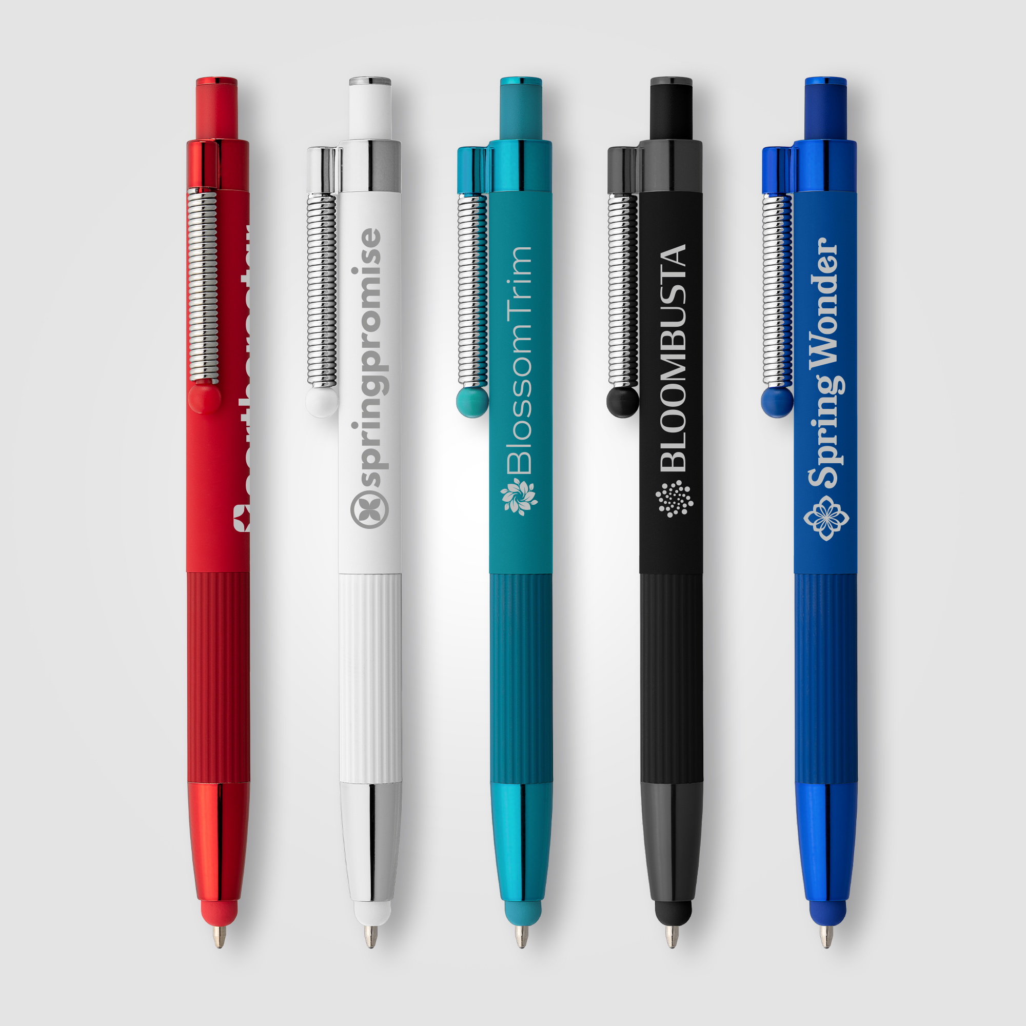 Lisbon Recycled Aluminum Monochrome Fidget  Stylus Pen 14