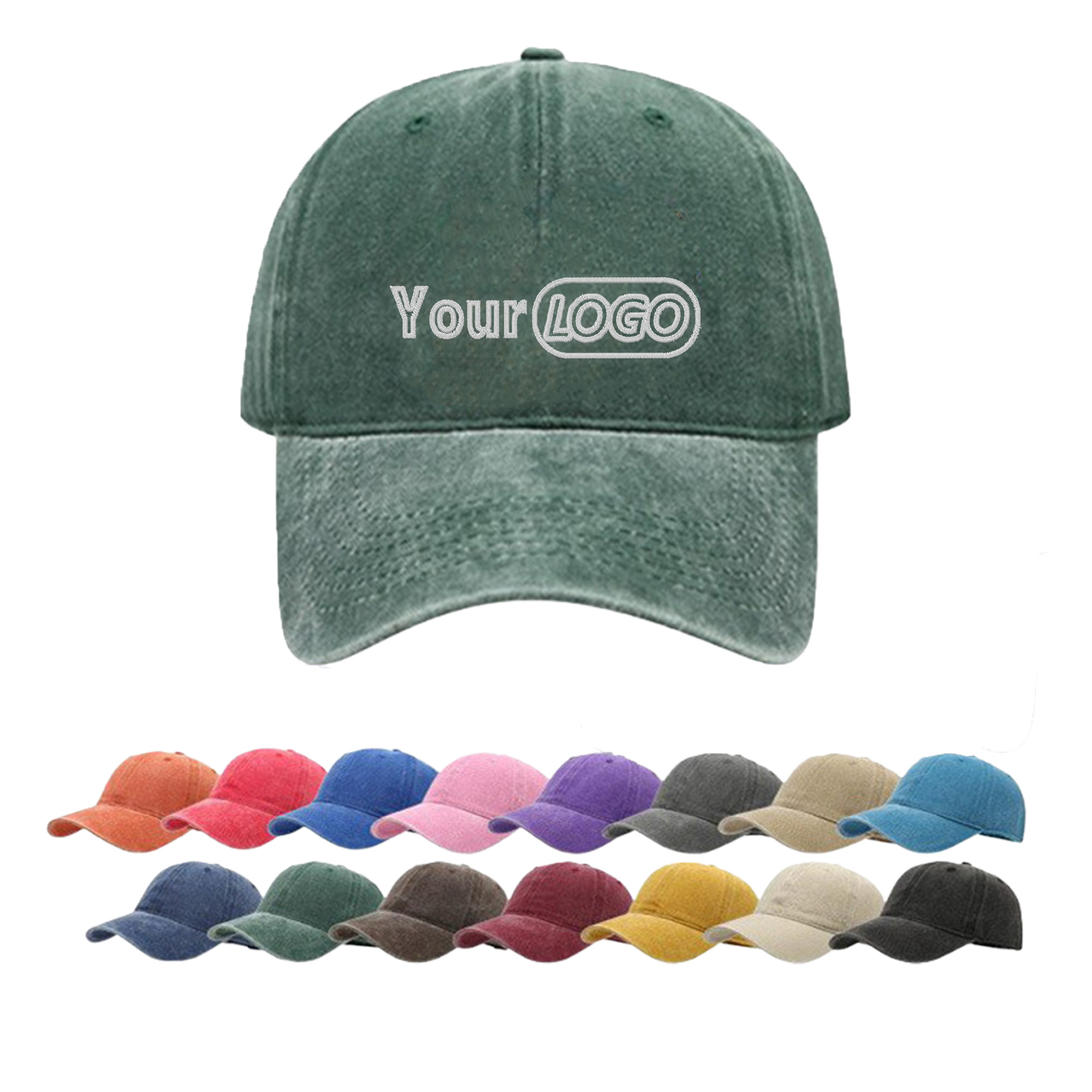 Polyester Unisex Adult Baseball Hats Caps 4