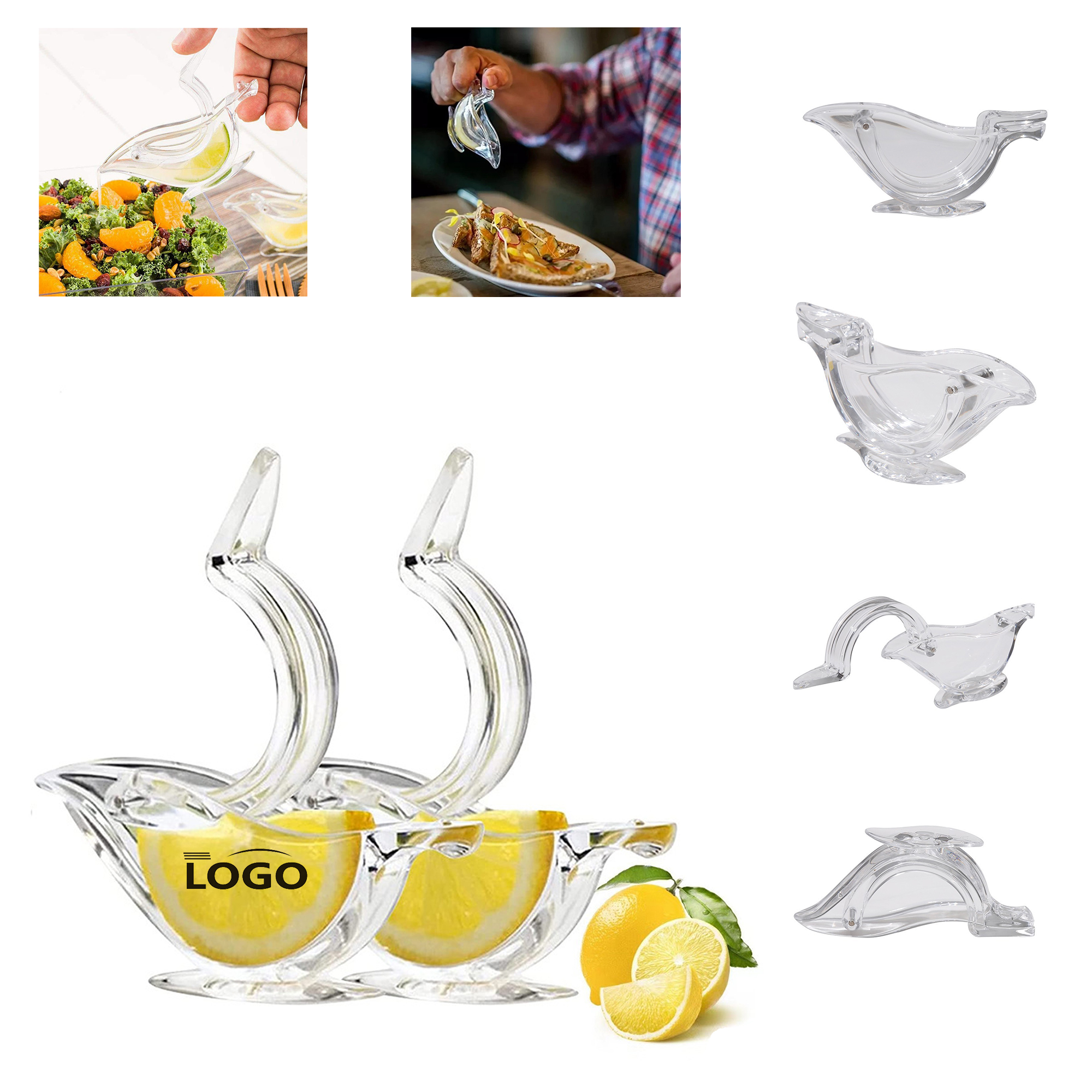 Acrylic Transparent Bird Lemon Squeezer MOQ 100 3