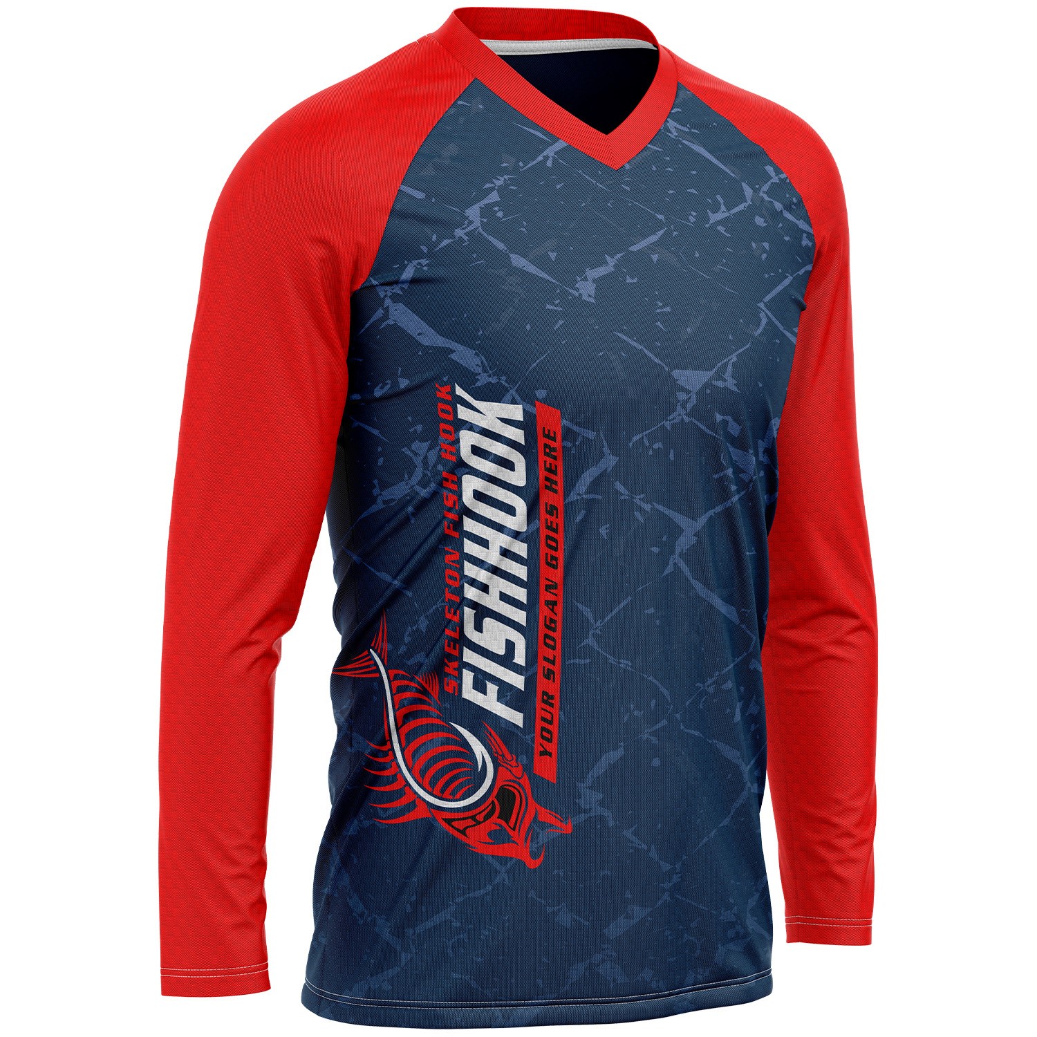 Unisex 170 GSM Sunproof UPF 50+ Sublimation Long Sleeve Fishing T Shirt 3