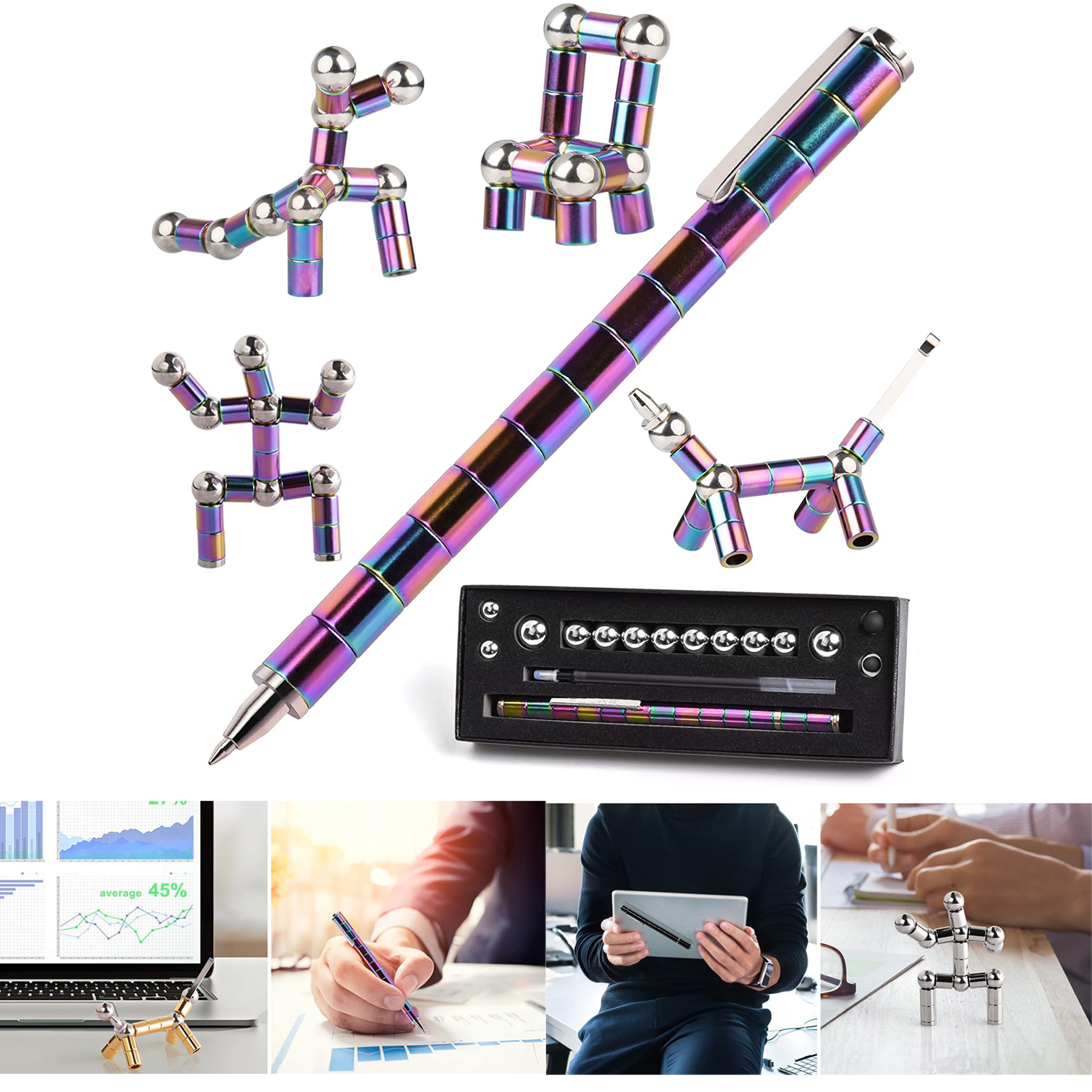 Decompression Magnetic Metal Pen