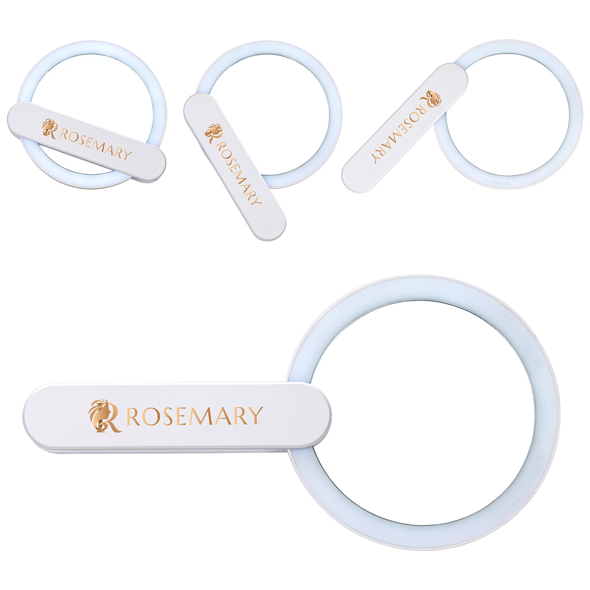 Cabaret LED Mirror with Swivel Handle 6