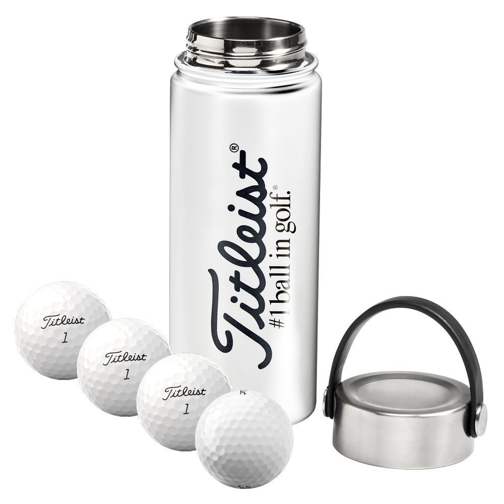 Titleist 4-Ball Metal Water Bottle 3