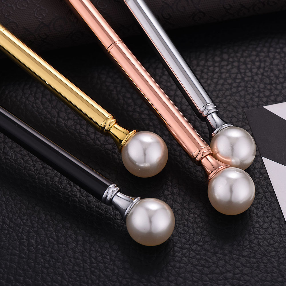 Metal Ballpoint Pen with Pearl 9