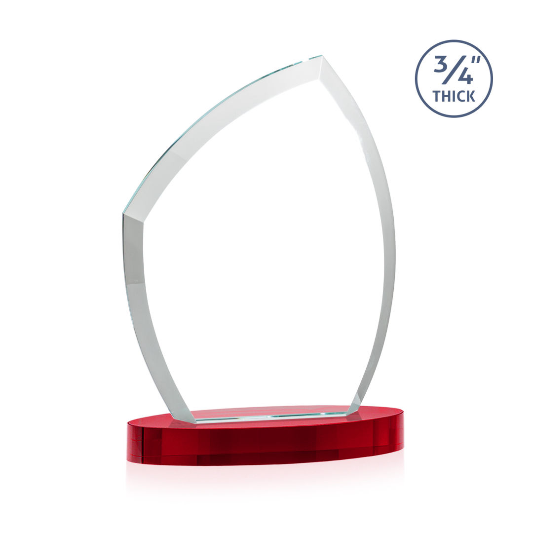 Daltry VividPrint™ Award on Alberton Base - Red 3