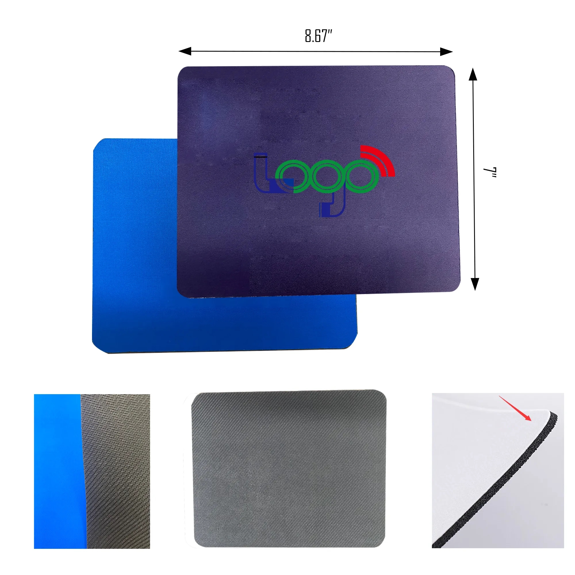 MOQ 50PCS 8.67"*7" Mouse Pad 2