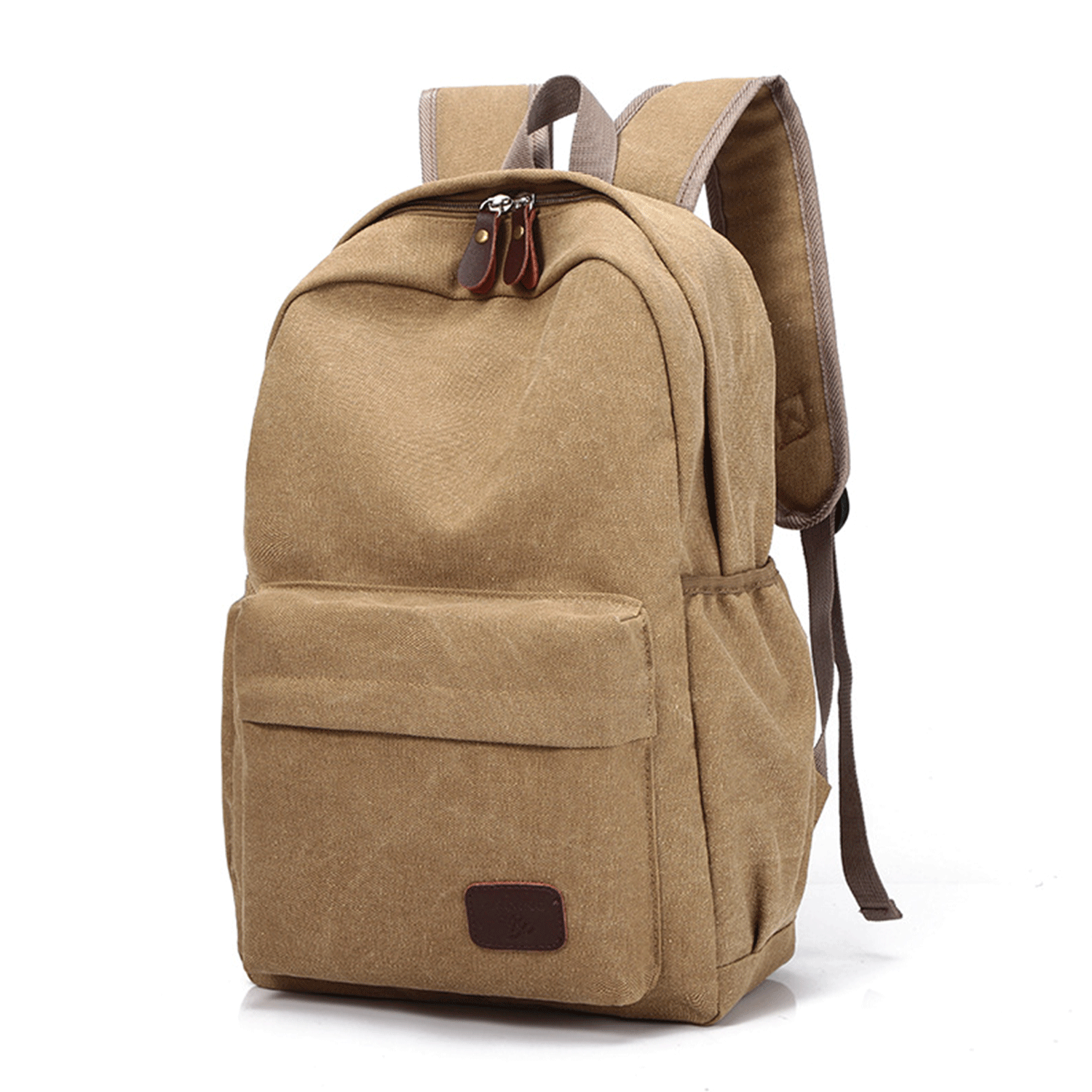 Oxford Canvas Travel Hiking Vintage Retro Style Backpack 3