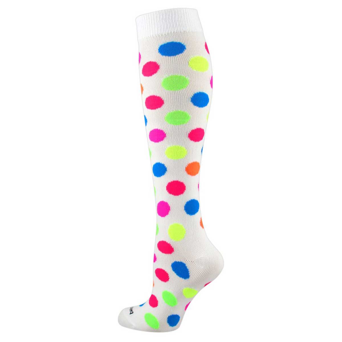 Krazisox Neon Dots Over the Calf Socks 1