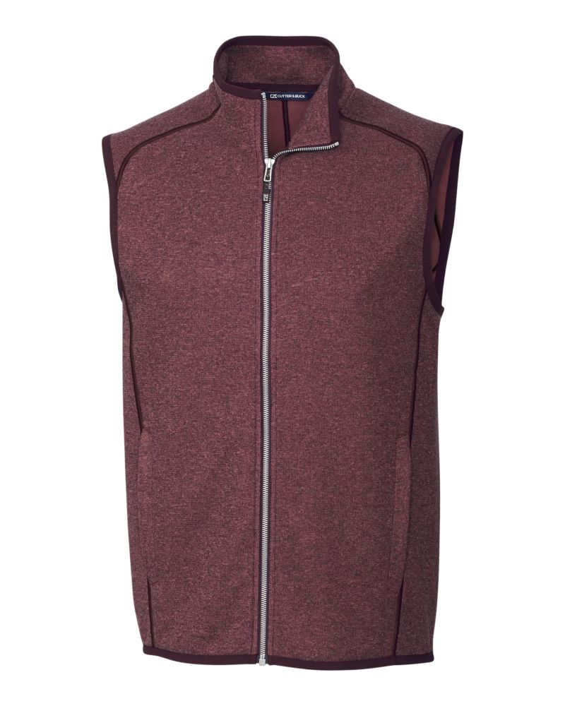 Mainsail Sweater-Knit Mens Full Zip Vest