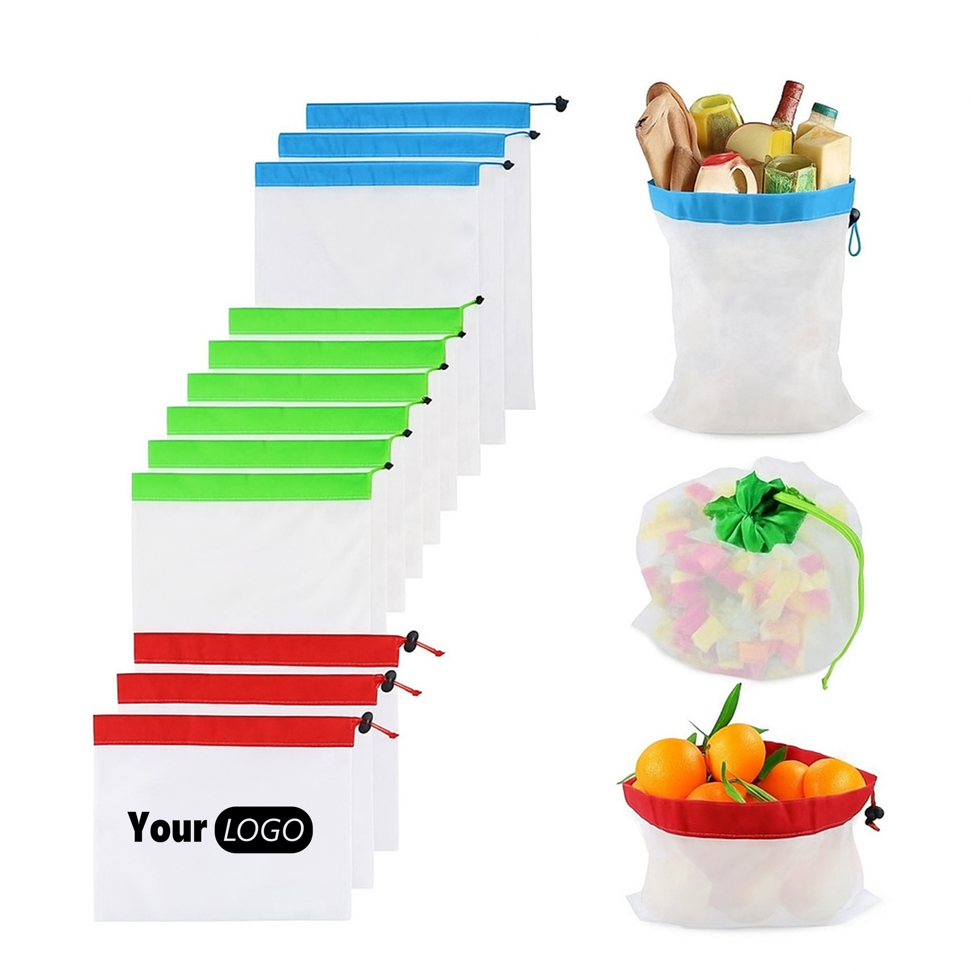 Reusable Mesh Produce Storage Bags 2