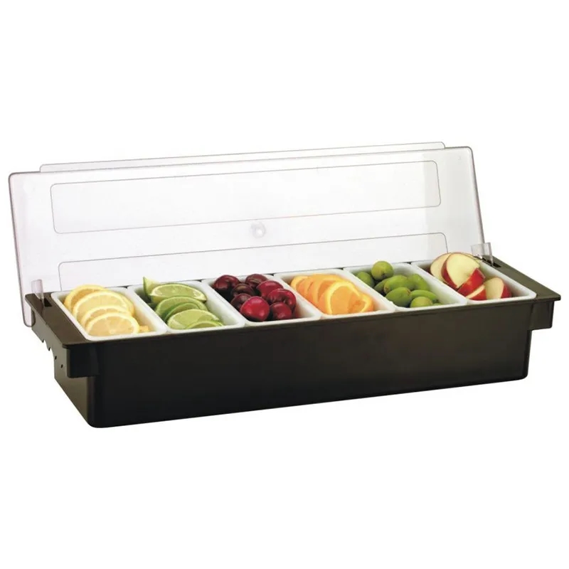 Plastic Compartment Box with Lid 8
