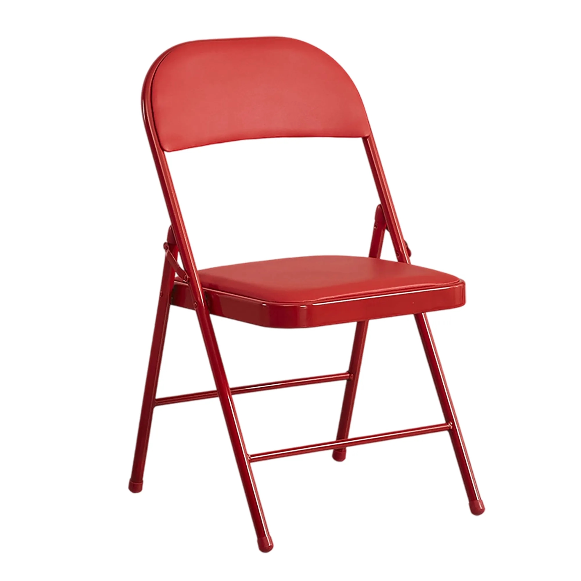 Foldable Iron and PVC Chair with Cushion 4