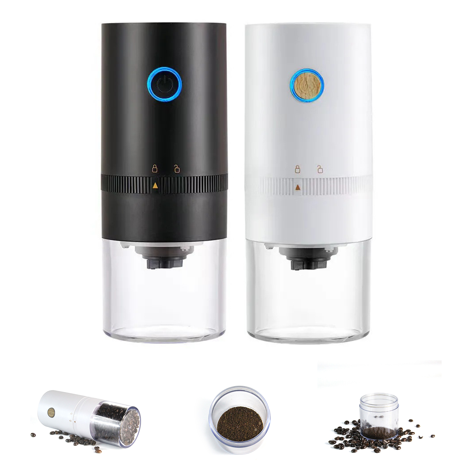 Portable Electric Burr Coffee Grinder 4